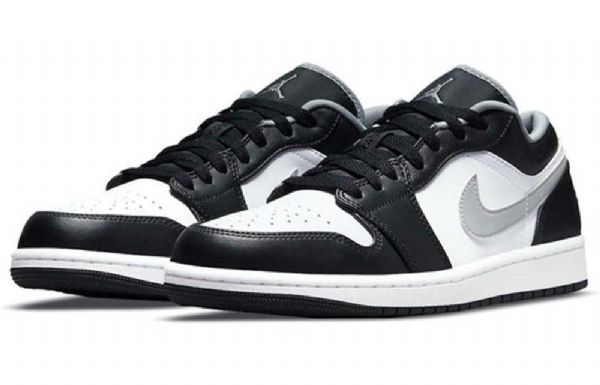 Nike Air Jordan 1 Matalat Topit Retro Koripallokengät Miehille Musta Harmaa