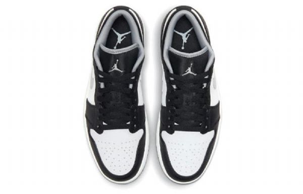 Nike Air Jordan 1 Matalat Topit Retro Koripallokengät Miehille Musta Harmaa