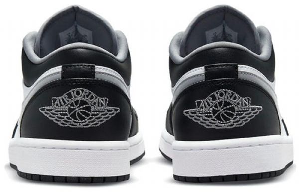 Nike Air Jordan 1 Matalat Topit Retro Koripallokengät Miehille Musta Harmaa