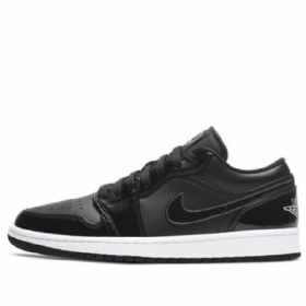 Nike Air Jordan 1 Matalat Topit Retro-koripallokengät Miehille Mustat