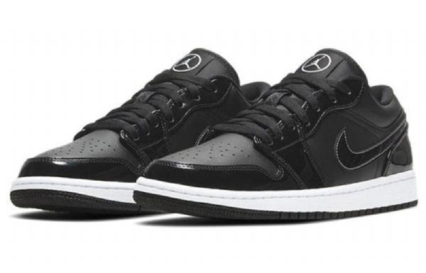 Nike Air Jordan 1 Matalat Topit Retro-koripallokengät Miehille Mustat