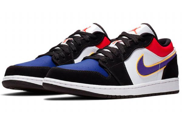 Nike Air Jordan 1 Matalat Topit Retro-koripallokengät Miehille Mustat