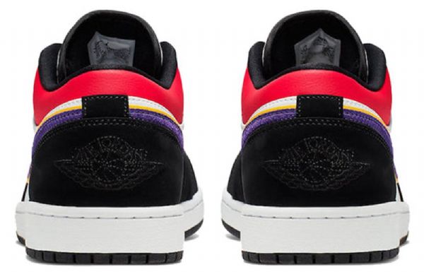 Nike Air Jordan 1 Matalat Topit Retro-koripallokengät Miehille Mustat