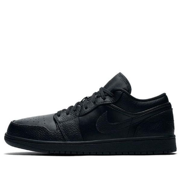 Nike Air Jordan 1 Matalat Topit Retro-koripallokengät Miehille Mustat