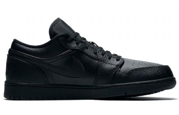 Nike Air Jordan 1 Matalat Topit Retro-koripallokengät Miehille Mustat