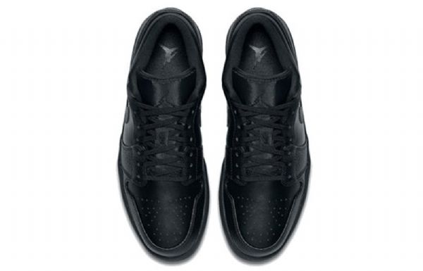 Nike Air Jordan 1 Matalat Topit Retro-koripallokengät Miehille Mustat