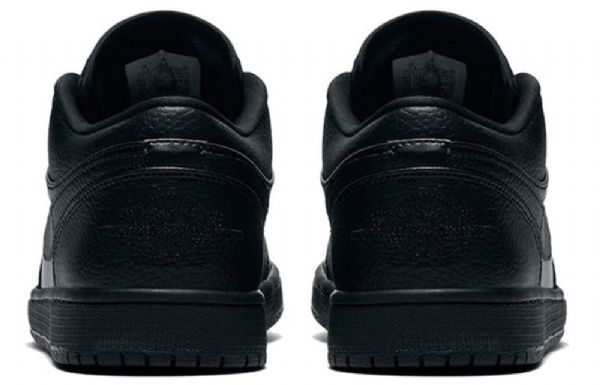 Nike Air Jordan 1 Matalat Topit Retro-koripallokengät Miehille Mustat
