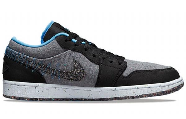 Nike Air Jordan 1 Matalat Topit Retro-koripallokengät Miehille Mustat
