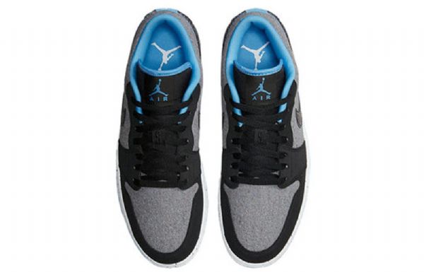 Nike Air Jordan 1 Matalat Topit Retro-koripallokengät Miehille Mustat