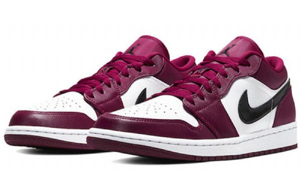 Nike Air Jordan 1 Matalat Topit Retro-koripallokengät Miehille Punainen