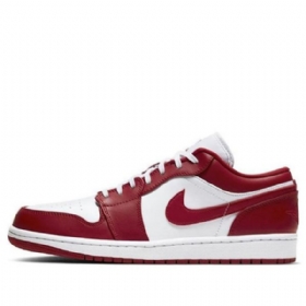 Nike Air Jordan 1 Matalat Topit Retro-koripallokengät Miehille Punainen