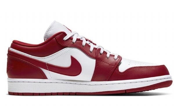 Nike Air Jordan 1 Matalat Topit Retro-koripallokengät Miehille Punainen