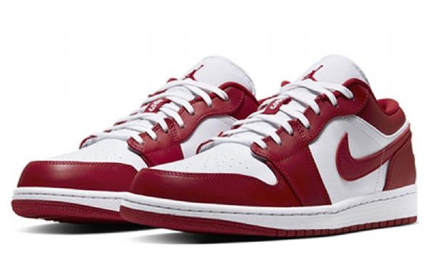 Nike Air Jordan 1 Matalat Topit Retro-koripallokengät Miehille Punainen