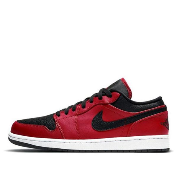 Nike Air Jordan 1 Matalat Topit Retro Koripallokengät Miehille Punainen Musta