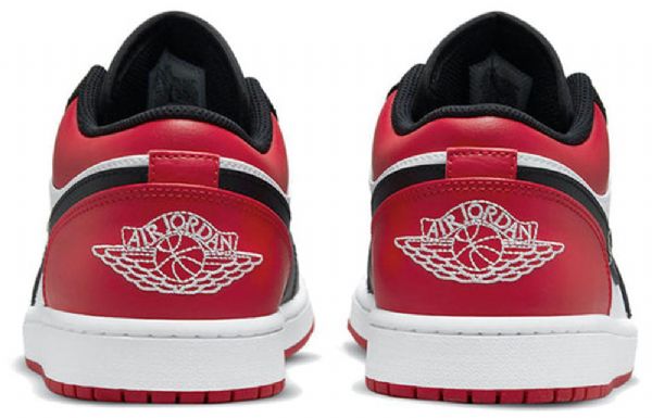 Nike Air Jordan 1 Matalat Topit Retro Koripallokengät Miehille Punainen Musta Valkoinen