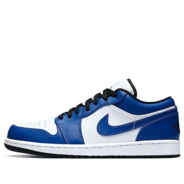 Nike Air Jordan 1 Matalat Topit Retro Koripallokengät Miehille Sininen Valkoinen