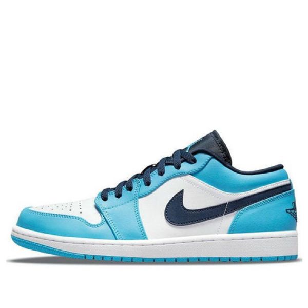 Nike Air Jordan 1 Matalat Topit Retro Koripallokengät Miehille Sininen Valkoinen