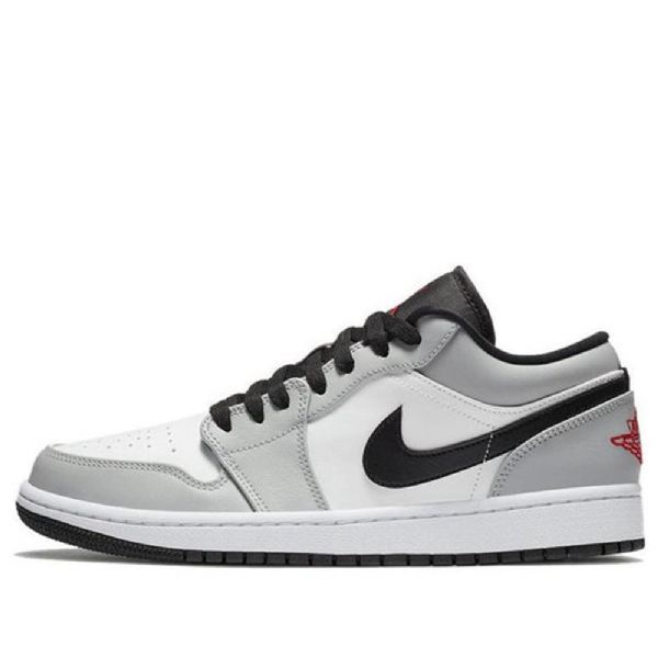 Nike Air Jordan 1 Matalat Topit Retro-koripallokengät Miehille Vaaleanharmaa