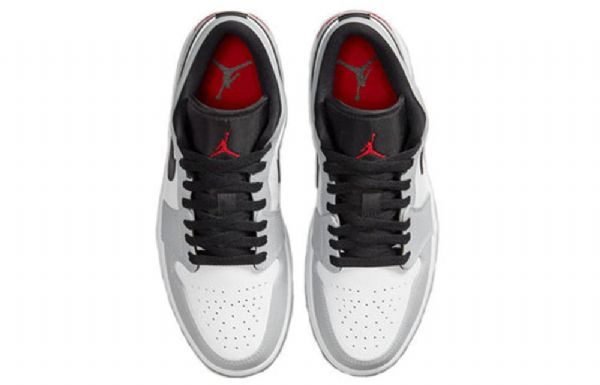 Nike Air Jordan 1 Matalat Topit Retro-koripallokengät Miehille Vaaleanharmaa