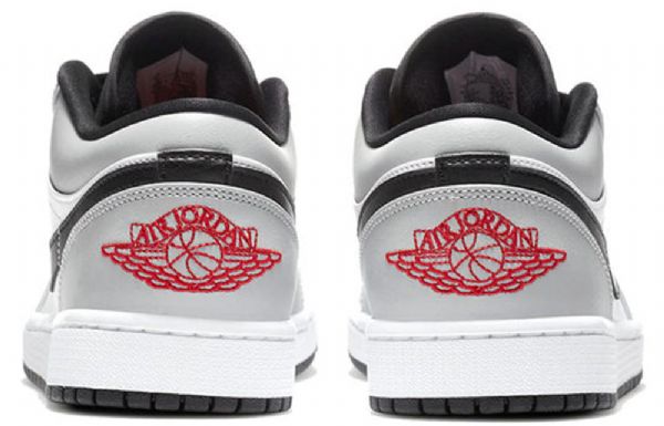 Nike Air Jordan 1 Matalat Topit Retro-koripallokengät Miehille Vaaleanharmaa