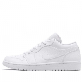 Nike Air Jordan 1 Matalat Topit Retro-koripallokengät Miehille Valkoinen