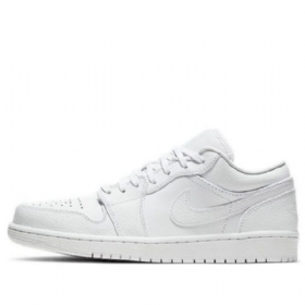 Nike Air Jordan 1 Matalat Topit Retro-koripallokengät Miehille Valkoinen