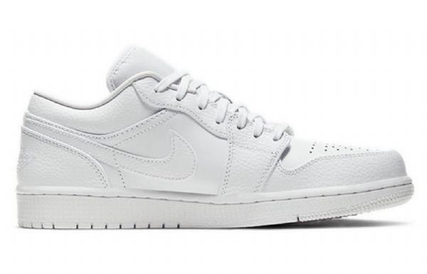 Nike Air Jordan 1 Matalat Topit Retro-koripallokengät Miehille Valkoinen