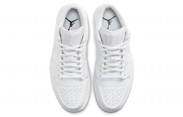 Nike Air Jordan 1 Matalat Topit Retro-koripallokengät Miehille Valkoinen