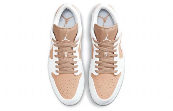 Nike Air Jordan 1 Matalat Topit Retro-koripallokengät Miehille Valkoinen