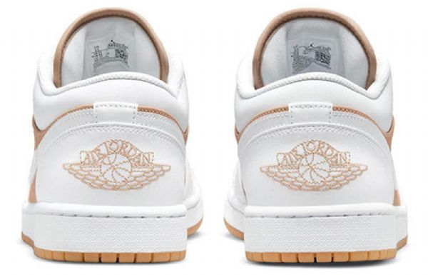 Nike Air Jordan 1 Matalat Topit Retro-koripallokengät Miehille Valkoinen