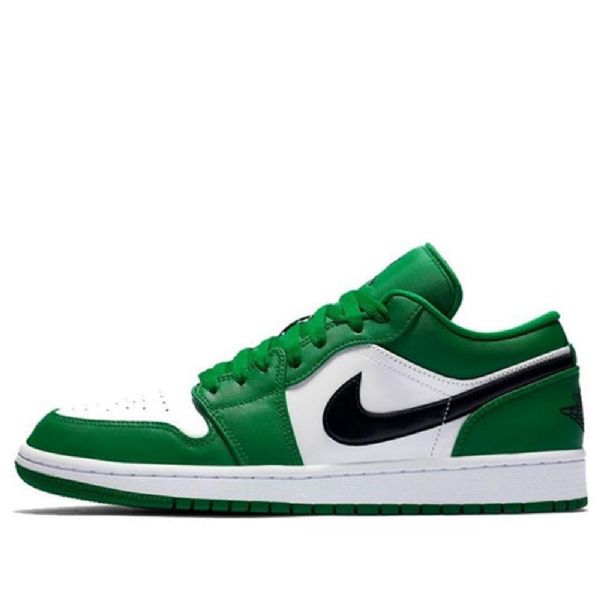 Nike Air Jordan 1 Matalat Topit Retro-koripallokengät Miehille Vihreä