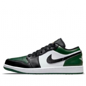 Nike Air Jordan 1 Matalat Topit Retro-koripallokengät Miehille Vihreä