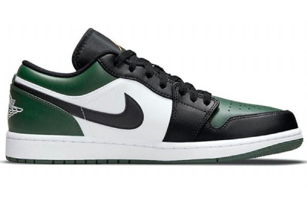 Nike Air Jordan 1 Matalat Topit Retro-koripallokengät Miehille Vihreä