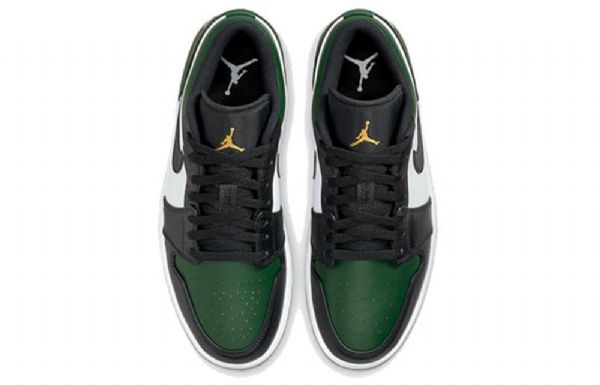 Nike Air Jordan 1 Matalat Topit Retro-koripallokengät Miehille Vihreä