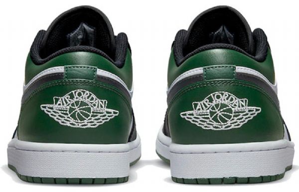 Nike Air Jordan 1 Matalat Topit Retro-koripallokengät Miehille Vihreä