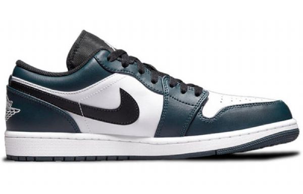 Nike Air Jordan 1 Matalat Topit Retro-koripallokengät Miehille Vihreä Tummat