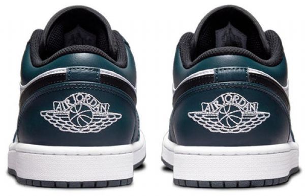 Nike Air Jordan 1 Matalat Topit Retro-koripallokengät Miehille Vihreä Tummat