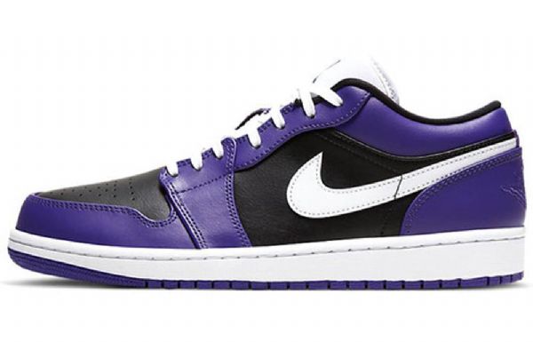Nike Air Jordan 1 Matalat Topit Retro-koripallokengät Miehille Violetti