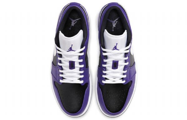 Nike Air Jordan 1 Matalat Topit Retro-koripallokengät Miehille Violetti