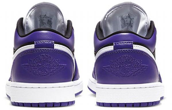 Nike Air Jordan 1 Matalat Topit Retro-koripallokengät Miehille Violetti
