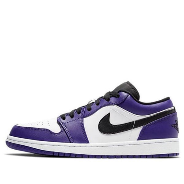 Nike Air Jordan 1 Matalat Topit Retro-koripallokengät Miehille Violetti
