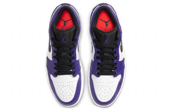 Nike Air Jordan 1 Matalat Topit Retro-koripallokengät Miehille Violetti