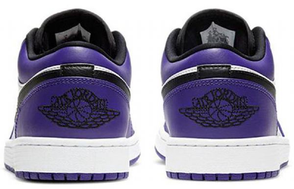 Nike Air Jordan 1 Matalat Topit Retro-koripallokengät Miehille Violetti