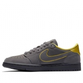 Nike Air Jordan Air 1 Matalat Topit Retro-koripallokengät Naisille Harmaa