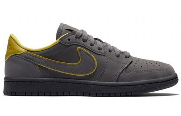 Nike Air Jordan Air 1 Matalat Topit Retro-koripallokengät Naisille Harmaa