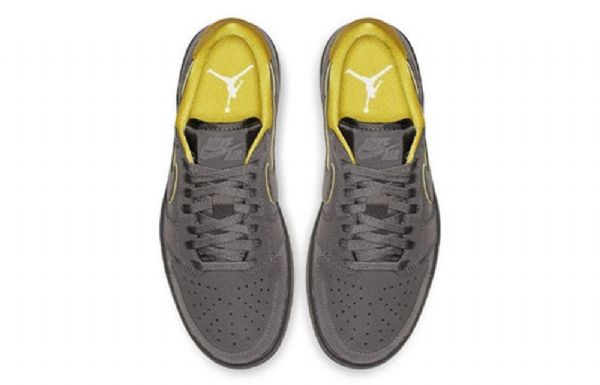 Nike Air Jordan Air 1 Matalat Topit Retro-koripallokengät Naisille Harmaa
