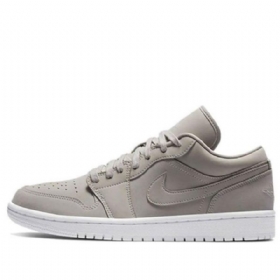 Nike Air Jordan 1 Matalat Topit Retro-koripallokengät Naisille Harmaa