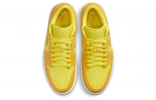 Nike Air Jordan 1 Matalat Topit Retro-koripallokengät Naisille Keltainen
