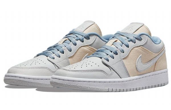 Nike Air Jordan 1 Matalat Topit Retro-koripallokengät Naisille Khaki