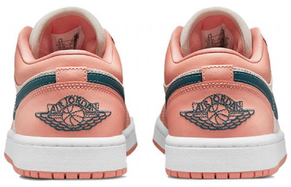 Nike Air Jordan 1 Matalat Topit Retro-koripallokengät Naisille Light Coral